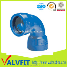 water sewer underground pipeline installation pipes fittings Ductile Iron DI Socket 90 Degree Elbow Bend
